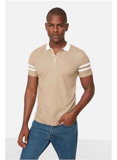 اشتري Man Polo T-Shirts Beige في مصر