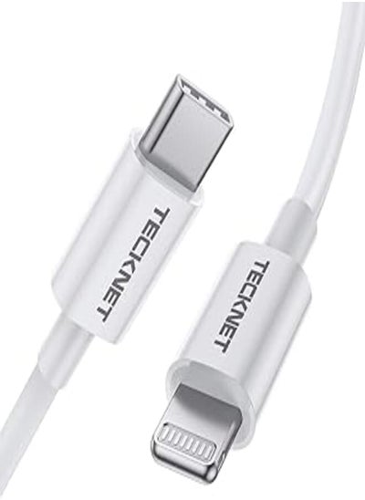 Buy TECKNET USB C to Lightning Cable, iPhone 11 Charger [3.3ft Apple MFi Certified] Lightning to USB-C Fast Charging Cable Compatible with iPhone 11/11 Pro/11 Pro Max/XR/XS Max/XS/X/8/8 Plus in Egypt