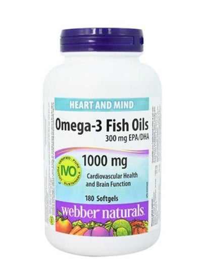 اشتري Omega-3 Salmon & Fish Oils 1000mg 180s في الامارات