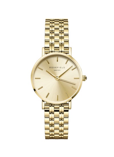 Buy Rosefield Small Edit Champagne Steel Gold Women Watch - SCGSG-S05 in UAE