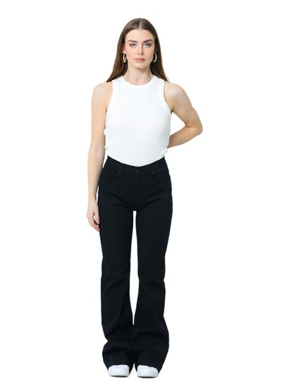 Buy Gabardine Flare Leg Pants For Women in Egypt