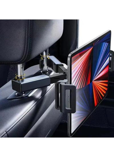 Buy Tablet iPad Holder for Car Mount Headrest, Extendable Back Seat Universal iPad Holder Smartphone and Tablet with 4.7-13 Inch, Car Headrest Tablet Holder in Saudi Arabia