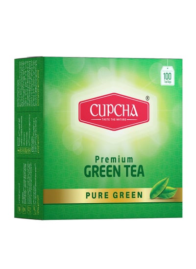 Buy Cupcha Premium Green Tea Pure Green in UAE