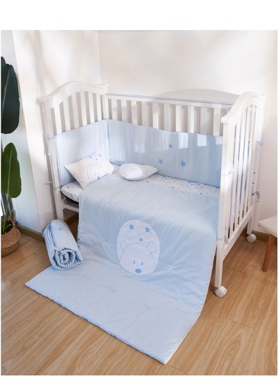 Buy 6-Piece Baby Crib Bedding Set in Saudi Arabia