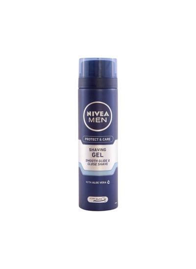 Buy Nivea Protect & Care Aloe Vera Shaving Gel 200ml in UAE