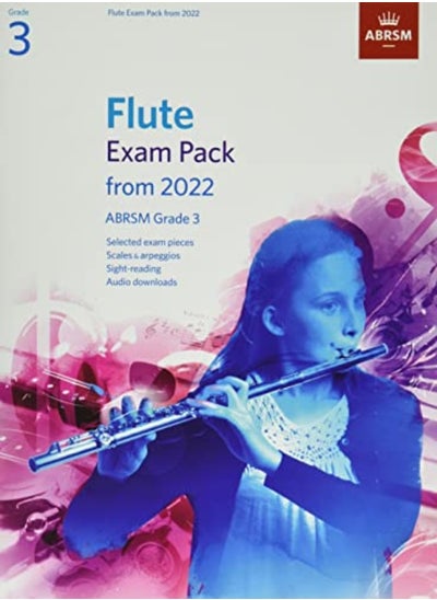 اشتري Flute Exam Pack From 2022 Abrsm Grade 3 Selected From The Syllabus From 2022 Score & Part Audio by ABRSM Paperback في الامارات