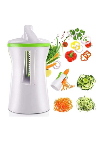 اشتري Vegetable Spiralizer, Spiralizer Hand Held, Spiral Slicer for Zucchini Noodle, Veggie Pasta, Spaghetti Maker Low Carb, Paleo, Gluten-Free Meals في الامارات