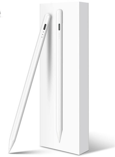 Buy Stylus Pen for iPad, 13 mins Fast Charging Apple iPad Pencil with Palm Rejection, Tilt Sensitivity, Work for 2018-2022 iPad Air 3/4/5, iPad Mini 5/6, iPad 6/7/8/9/10, iPad Pro 11", iPad Pro 12.9" in UAE