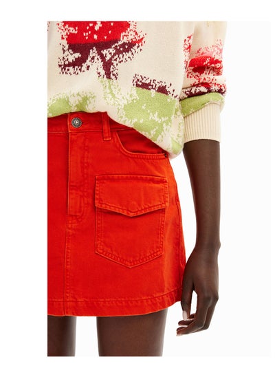 Buy Denim pockets mini skirt in Egypt