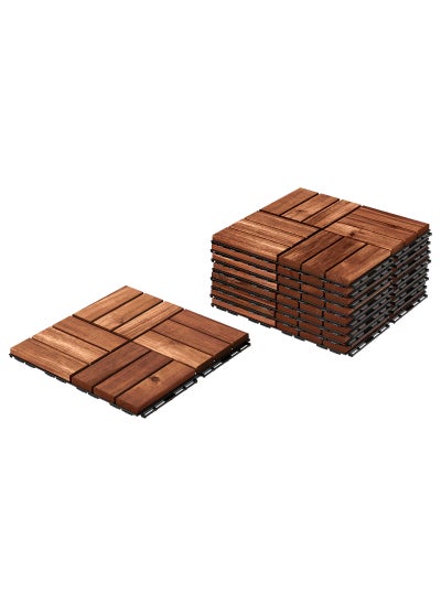 اشتري RUNNEN Floor decking, outdoor, 0.81 m² في الامارات