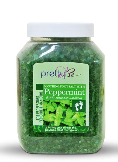 اشتري Soothing Foot Salt with Peppermint for Profissional Pedicure & Manicure 1.5kg في الامارات