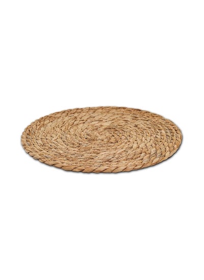 Buy 35cm Rattan Woven Table Coaster, Natural Handmade Woven Placemat Farmhouse Woven Braided Placemat for Dining Table Home Wedding Party in Egypt