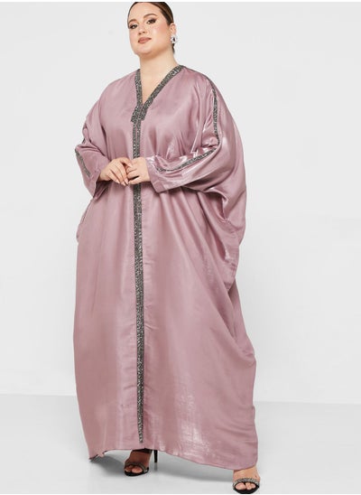 Buy Shimmer Detail Kaftan With Sheila in Saudi Arabia