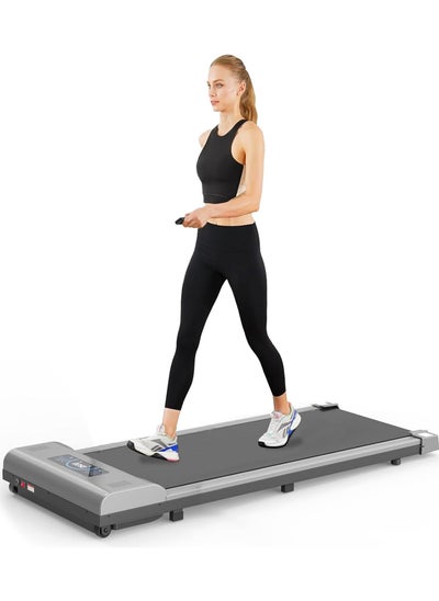 Buy Upgraded Walking Pad Treadmill, Smart Walking Pad, Quiet Under Desk Treadmill for Home Use, Remote Control & App-Enabled, No Assembly Required, Fitness Data Recording in UAE