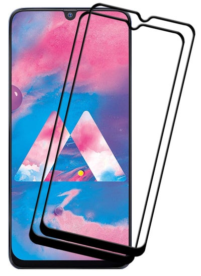 Buy 2 Pieces Antistatic ESD Dustproof Premium Quality High Definition Tempered Glass Screen Protector Designed For Samsung Galaxy M30 in UAE