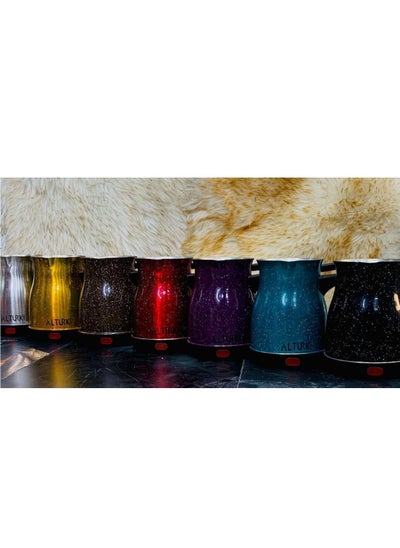 Buy Cateel coffee with a separate base, capacity of 5 cups, available in TR purple color in Egypt