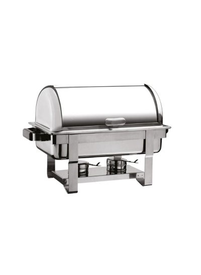 اشتري Stainless Steel Stackable Rolltop Chafing Dish GN 1/1 53 cm x 32.7 cm  |Ideal for Hotel,Restaurants & Home cookware |Corrosion Resistance|Made in Turkey في الامارات