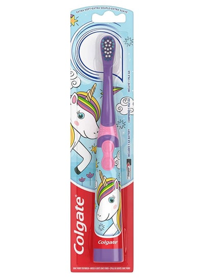 Buy Kids Battery Powered Toothbrush Extra Soft Toothbrush Unicorn - Ages 3 and Up in Saudi Arabia