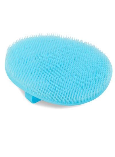 Buy Soft Silicone Body Bath Brush Antibacterial Anti Mildew Exfoliating Body Brush - Light Blue in Saudi Arabia