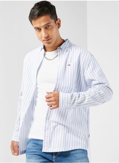 Buy Striped Regular Fit Shirt in UAE