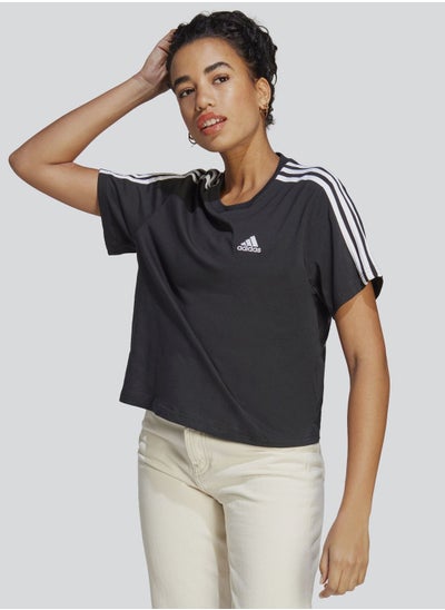 Buy Essentials 3-Stripes T-Shirt in Saudi Arabia