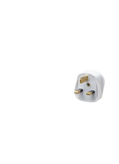 Buy RR Top Plug Fused-13A-3 Pin-White-W9005 in UAE