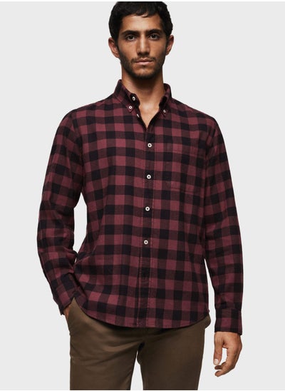 Buy Checked Regular Fit Shirt in Saudi Arabia