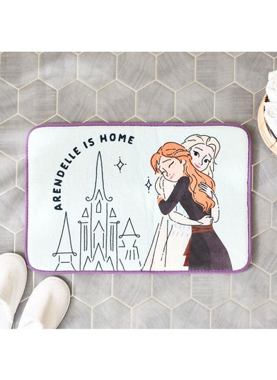 Buy Frozen Sisters Embrace Memory Foam Bath Mat 40 x 60 cm in UAE