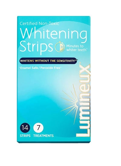 Buy Lumineux Teeth Whitening Strips 7 Treatments - Enamel Safe for Whiter Teeth - Whitening Without the Harm - Dentist Formulated and Certified Non-Toxic - Sensitivity Free in UAE