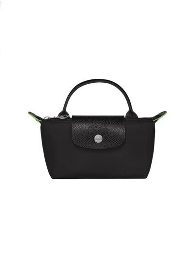 اشتري Longchamp Women's Classic Fashion Versatile Mini Makeup Bag, Handbag, Shoulder Bag, Handheld Small Bag Black في السعودية