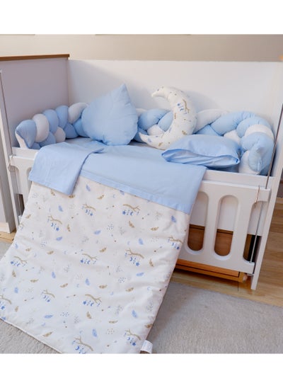 Buy Triple Braided Baby Bed Rails with Quilt, Pillows and Sheet in Saudi Arabia