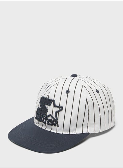 Buy Logo Print Flat Peak Cap in Saudi Arabia