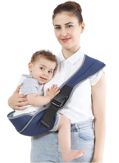 Buy Toddler Carrier, Portable Adjustable Child Sling, Ergonomic One Shoulder Labor Saving Polyester Half Wrapped Toddler Sling with Anti-Slip Particles, for Children 6-36 Months in UAE