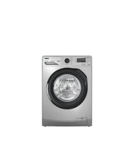 Buy Zanussi Automatic Washing Machine,  8 KG, 1200 RPM, Silver, Black Door - ZWF8240SB5 in Egypt