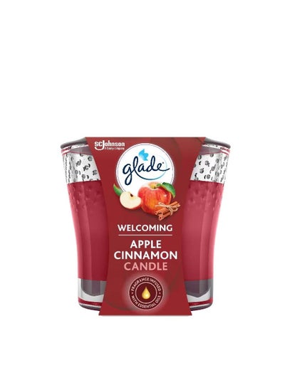 Buy Scented Candle Cosy Apple And Cinnamon 3.4Oz in UAE