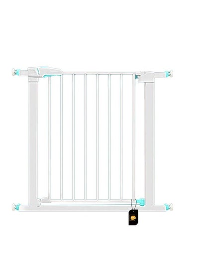 اشتري Stairway Guardrail Child Safety Gate For Your Little Ones Safety-Size 75x82 cm في الامارات