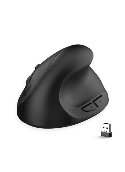 Buy 2.4G Wireless Vertical Mouse Ergonomic Mice 3-gear Adjustable DPI Compatible with PC HP Lenovo MacBook ASUS Dell in UAE