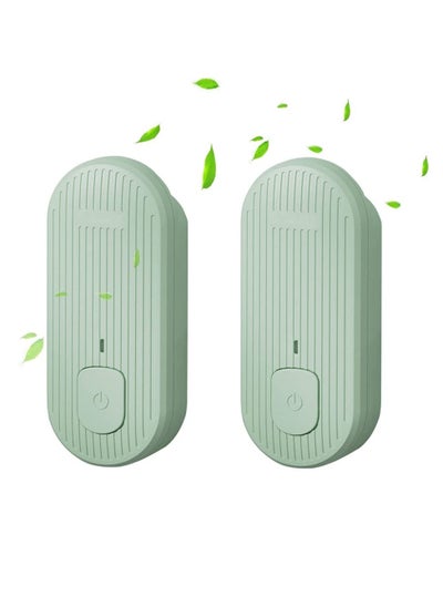 Buy Plug in Air Purifier, Mini Air Cleaner, Negative Ion Filtration System, Portable Air Filter Odor, Air Freshener for Bedroom, Office, Kitchen, Reduces Odors from Pets, Cooking, Mold 2 Pack in UAE