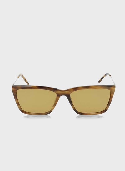 Buy Full Rim Acetate Rectangle Sunglasses - Lens Size: 55 Mm in Saudi Arabia