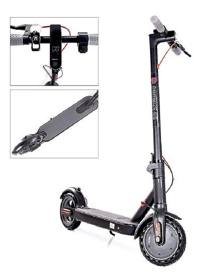 Buy Digital Tablet Electric Scooter for Adults, Two Wheels, Top Speed ​​25km/h, 500W Power, 4 Hours Charging Time, Lithium Battery Included with Charger, Dual Suspension and Brake System, Black in Egypt