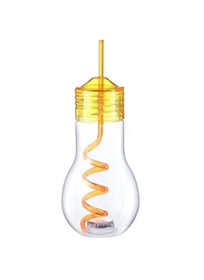 Buy Juice Cup with LED LIGHT 650 ML -YELLOW in Saudi Arabia