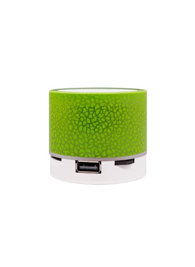 Buy Mini LED Bluetooth Speaker A10 Metal Memory CardSmall crack Green Small crack Green in UAE