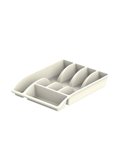 Buy Cutlery Tray Large-Off White in UAE