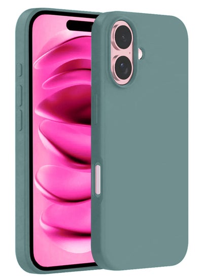 اشتري (for iPhone 16 Plus) Case, Slim Silicone Case, Full Covered Anti Scratch Shockproof Protective Cover في الامارات