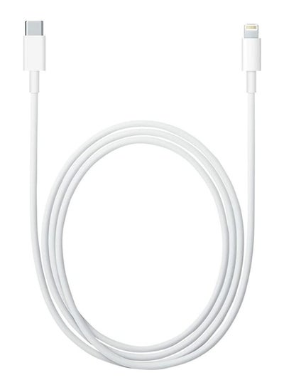 اشتري USB-C to Lightning Cable - 1 Meter White | Type C to Lightning Cable 1m في الامارات