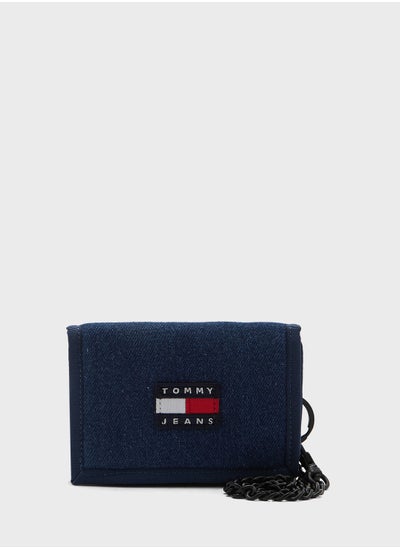 Buy Heritage Denim Trifold Wallet in UAE