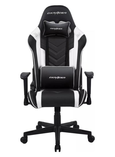 اشتري DXRacer Prince Series P132 Gaming Chair, 1D Armrests with Soft Surface, Black and White | GC-P132-NW-F2-158 في الامارات