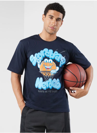 Buy Basketball Heros Oversize Tee in Saudi Arabia