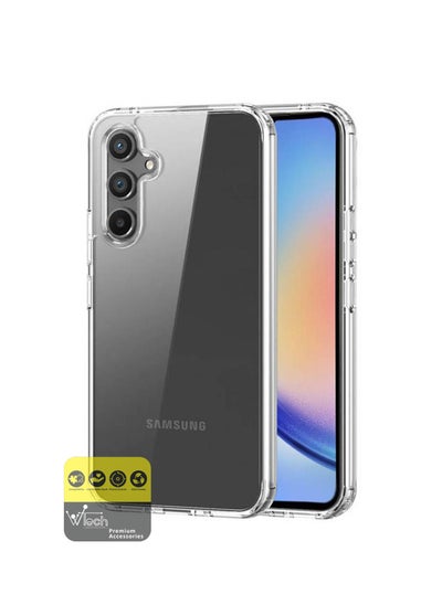 اشتري Wing Series Ultra Thin TPU Soft Corner Case Cover For Samsung Galaxy A34 5G Clear في الامارات