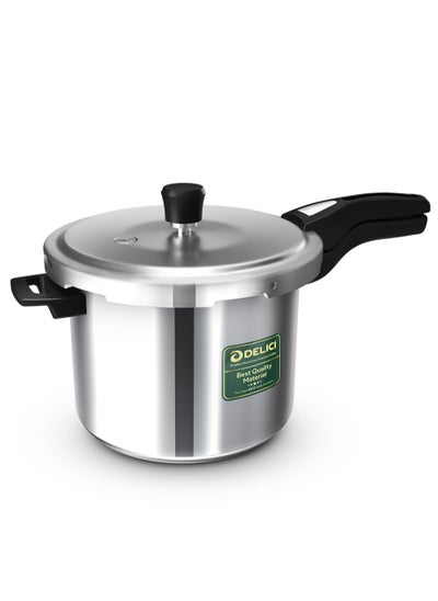 Buy Dripless 5-Litre Pressure Cooker (ADPC5E) - Premium Virgin Aluminium, Smart Spillage Control, High Thermal Heating, Quality Regulator, Leak-Free Lid, Heat-Proof Handle, Anti-Bulging Bottom in UAE